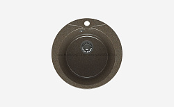 MAXSTONE Мойка глянцевая MS-1 (терракот металлик) 470*470*215